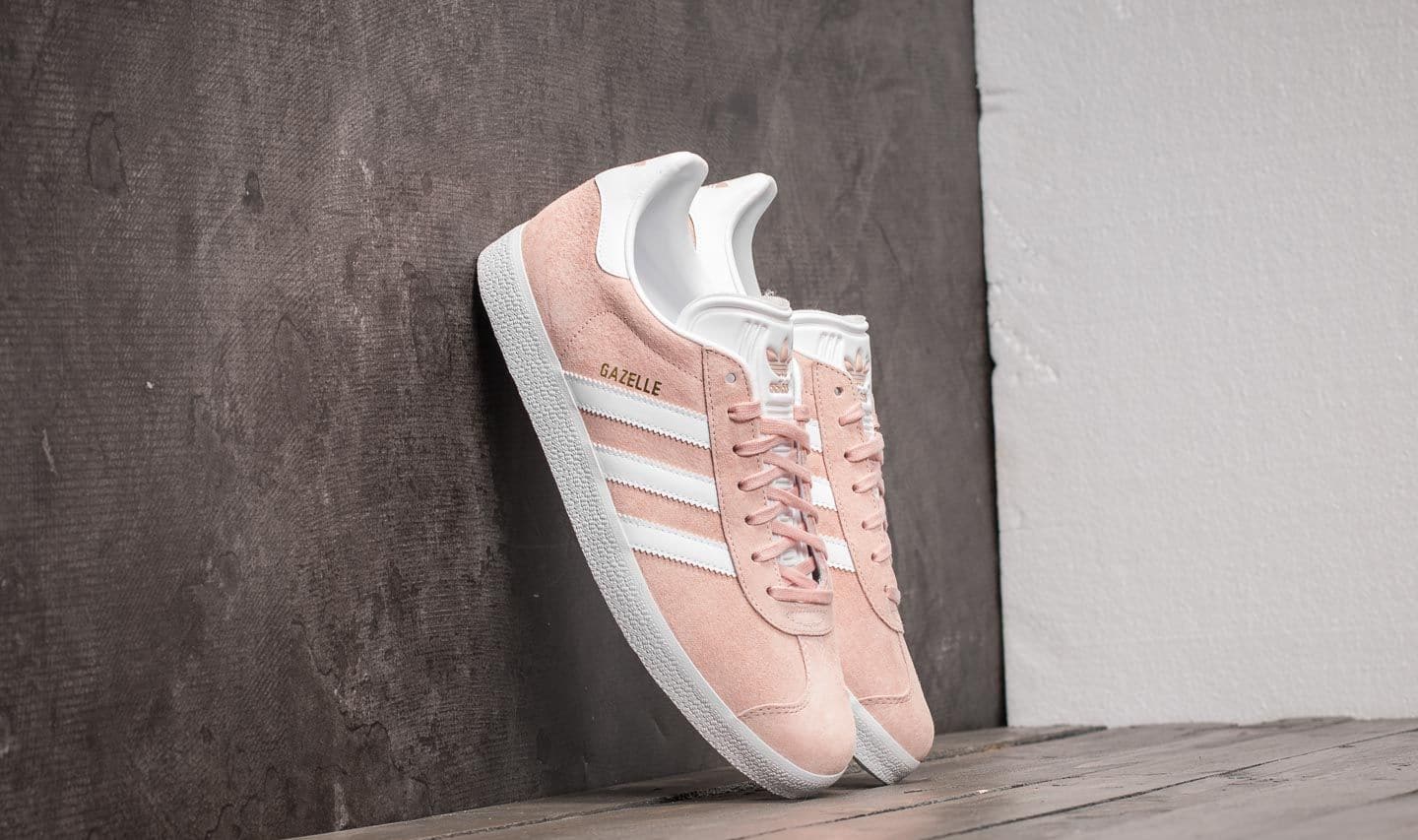 adidas Gazelle Vappnk/ White/ Gold Metalic