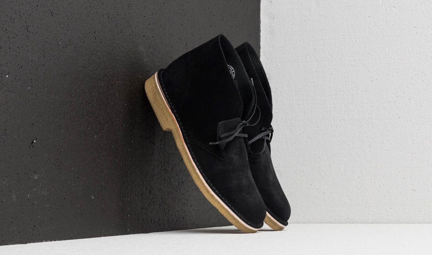 Clarks Originals Desert Boot Black Suede