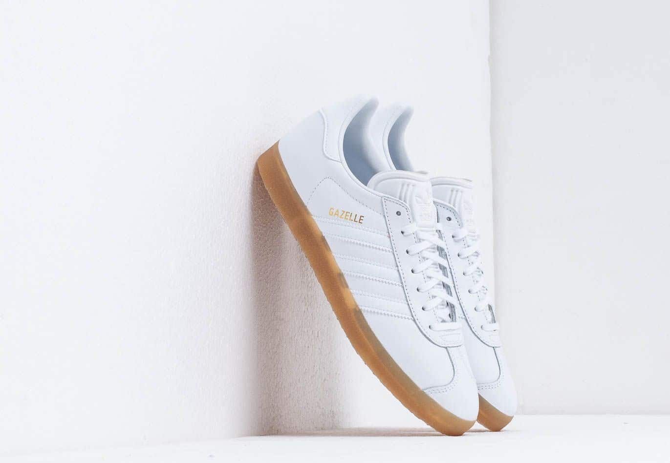 adidas Gazelle Ftw White/ Ftw White/ Gum4