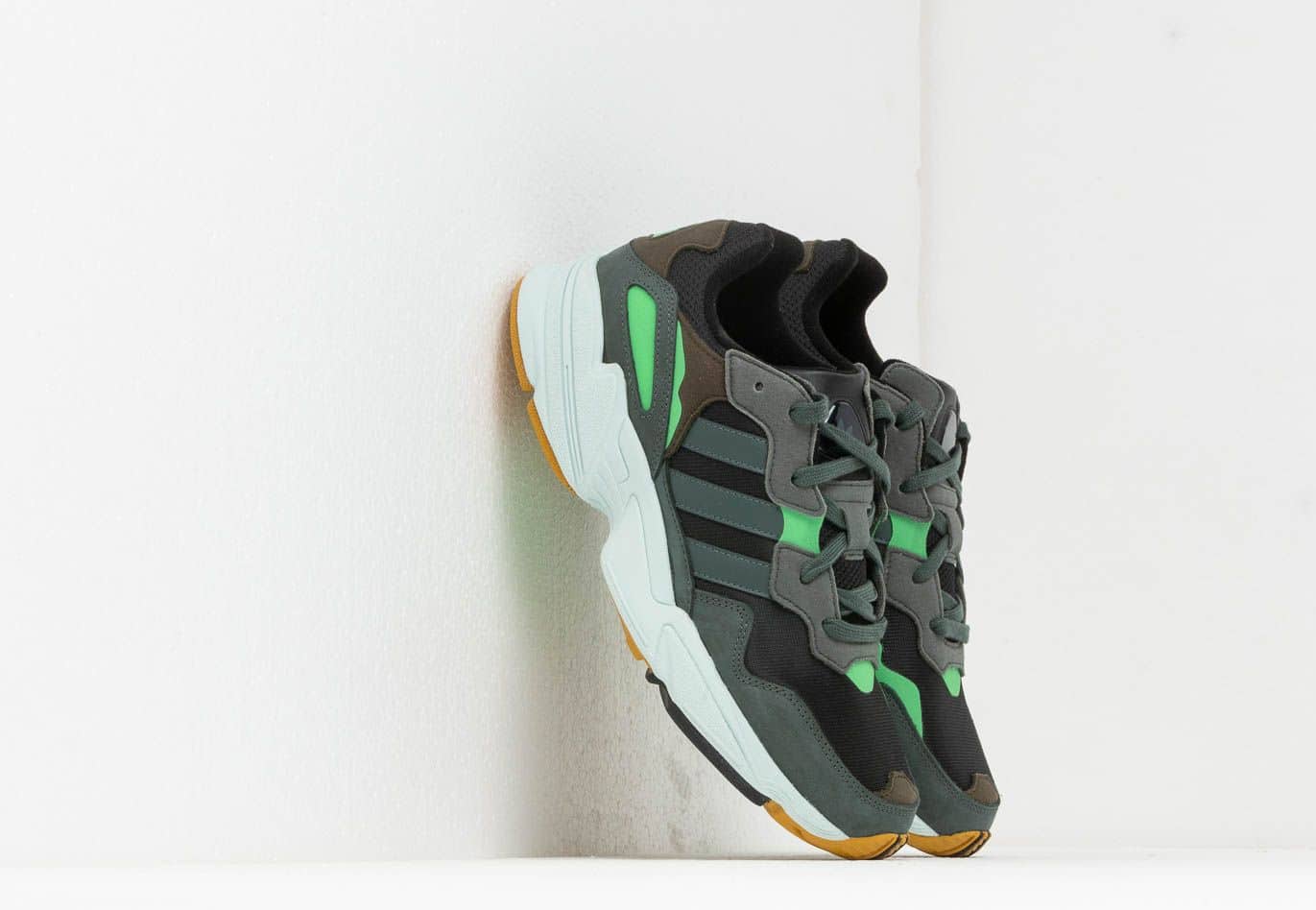 adidas Yung-96 Core Black/ Legend Ivy/ Raw Ochre