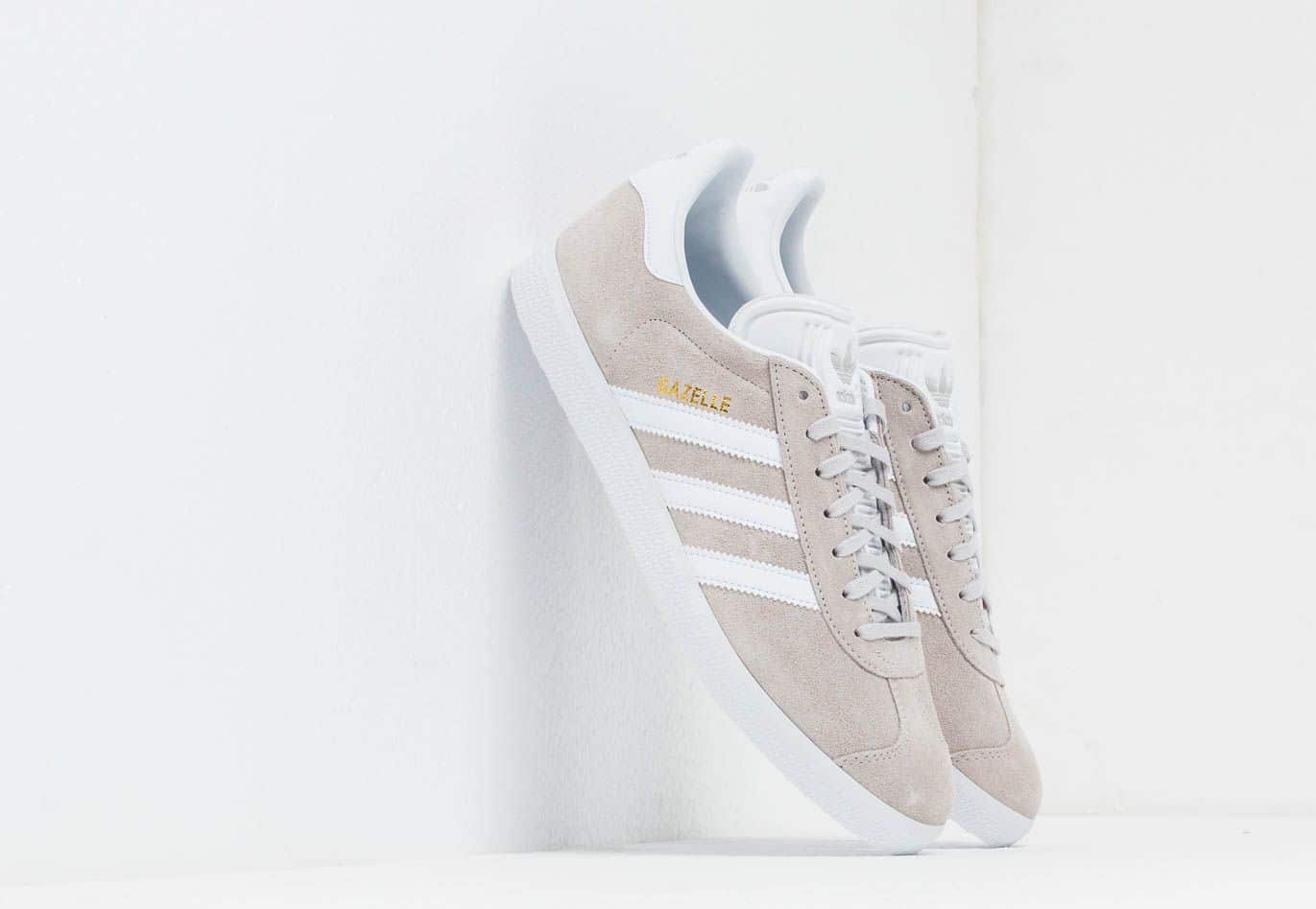 adidas Gazelle Grey One/ Ftw White/ Gold Mint
