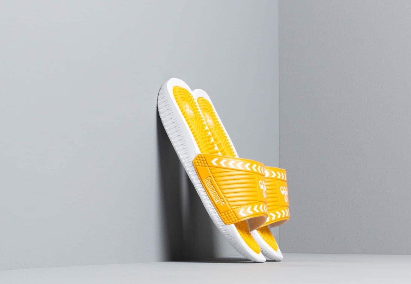 hummel Cam Pool Slide Lemon