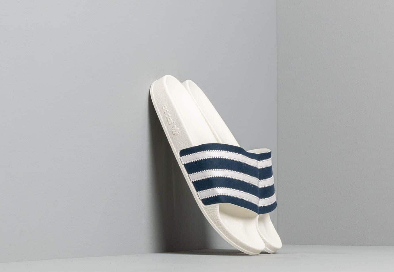 adidas Adilette Collegiate Navy/ Ftw White/ Off White