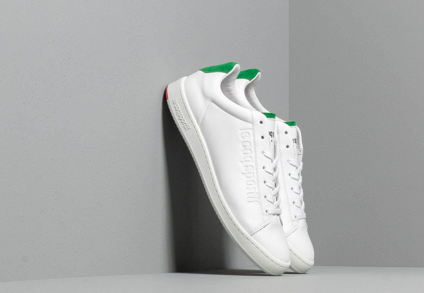 le coq sportif Blazon Optical White/ Evergreen