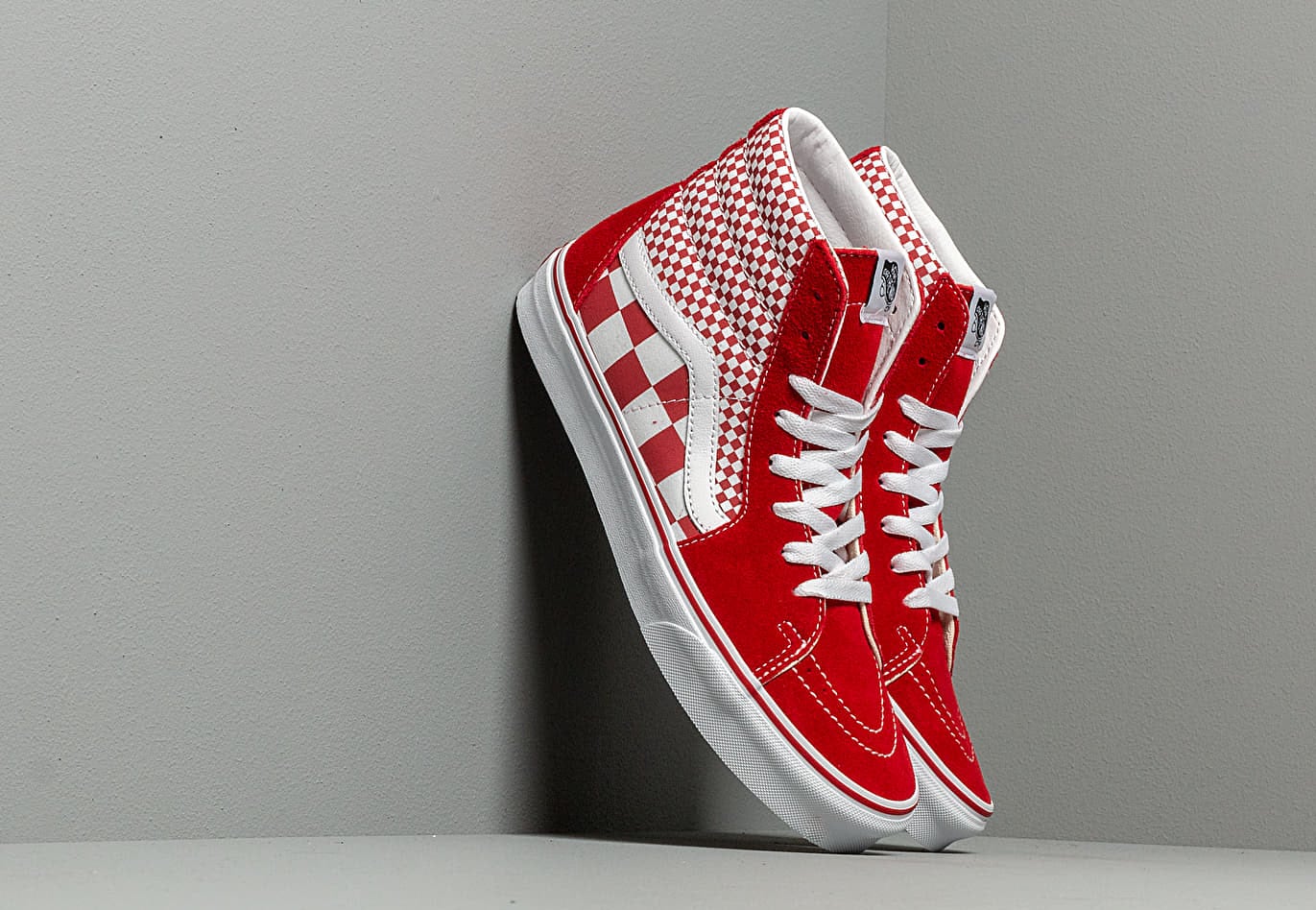 Vans SK8-Hi (Mix Checker) Chili Pepper