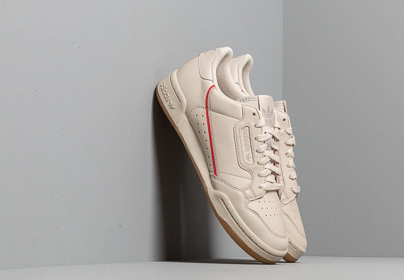 adidas Continental 80 Core Brown/ Scarlet/ Ecru Tint