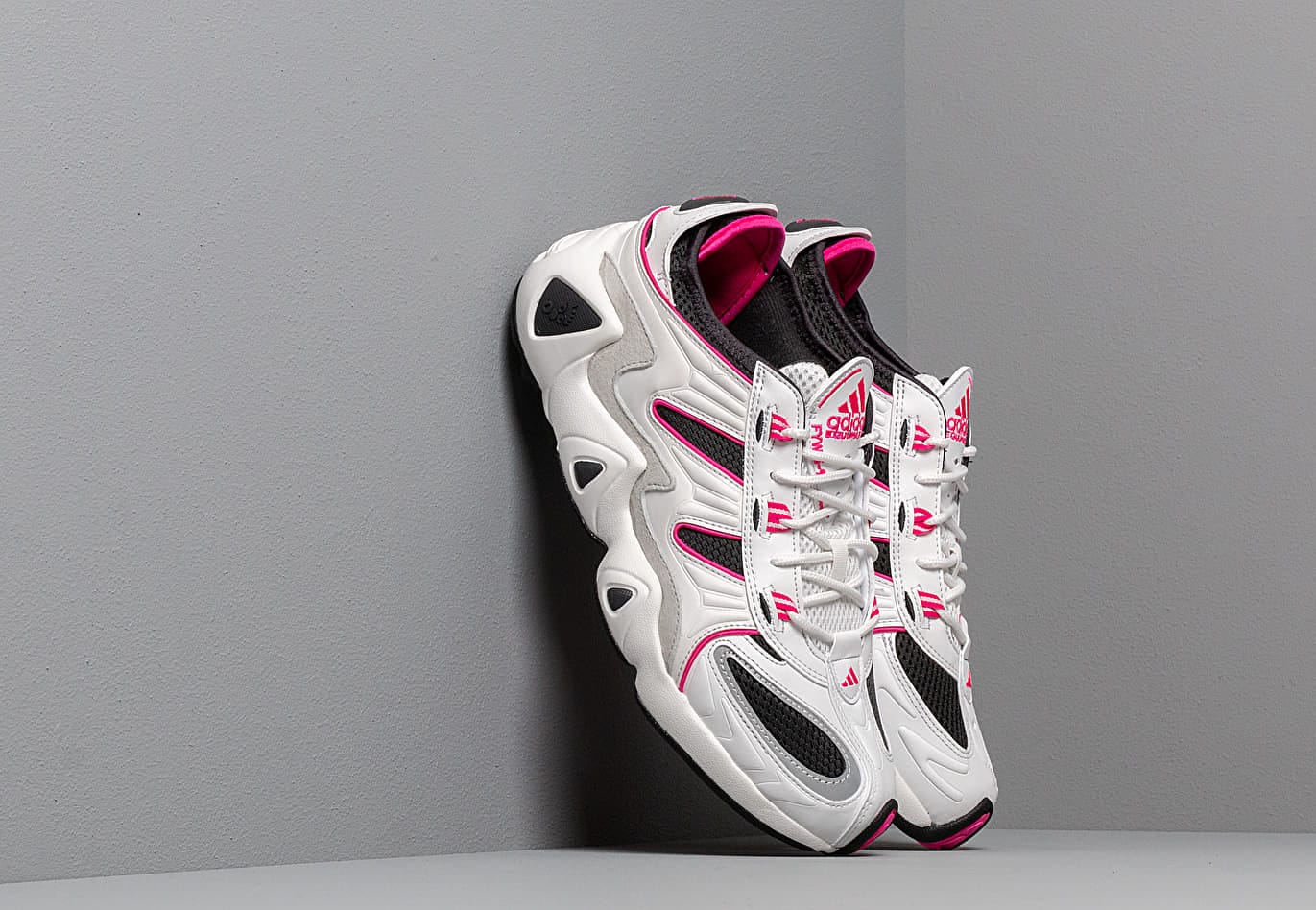 adidas FYW S-97 Crystal White/ Crystal White/ Shock Pink