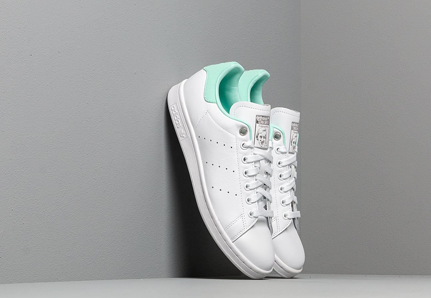 adidas Stan Smith W Ftw White/ Silver Metalic/ Clear Mint