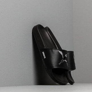 AXEL ARIGATO Tori Slides White Leather Black