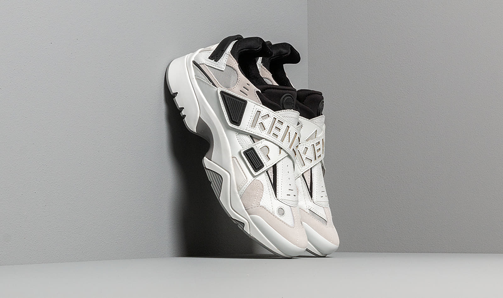 KENZO New Sonic Sneakers White/ Grey/ Black