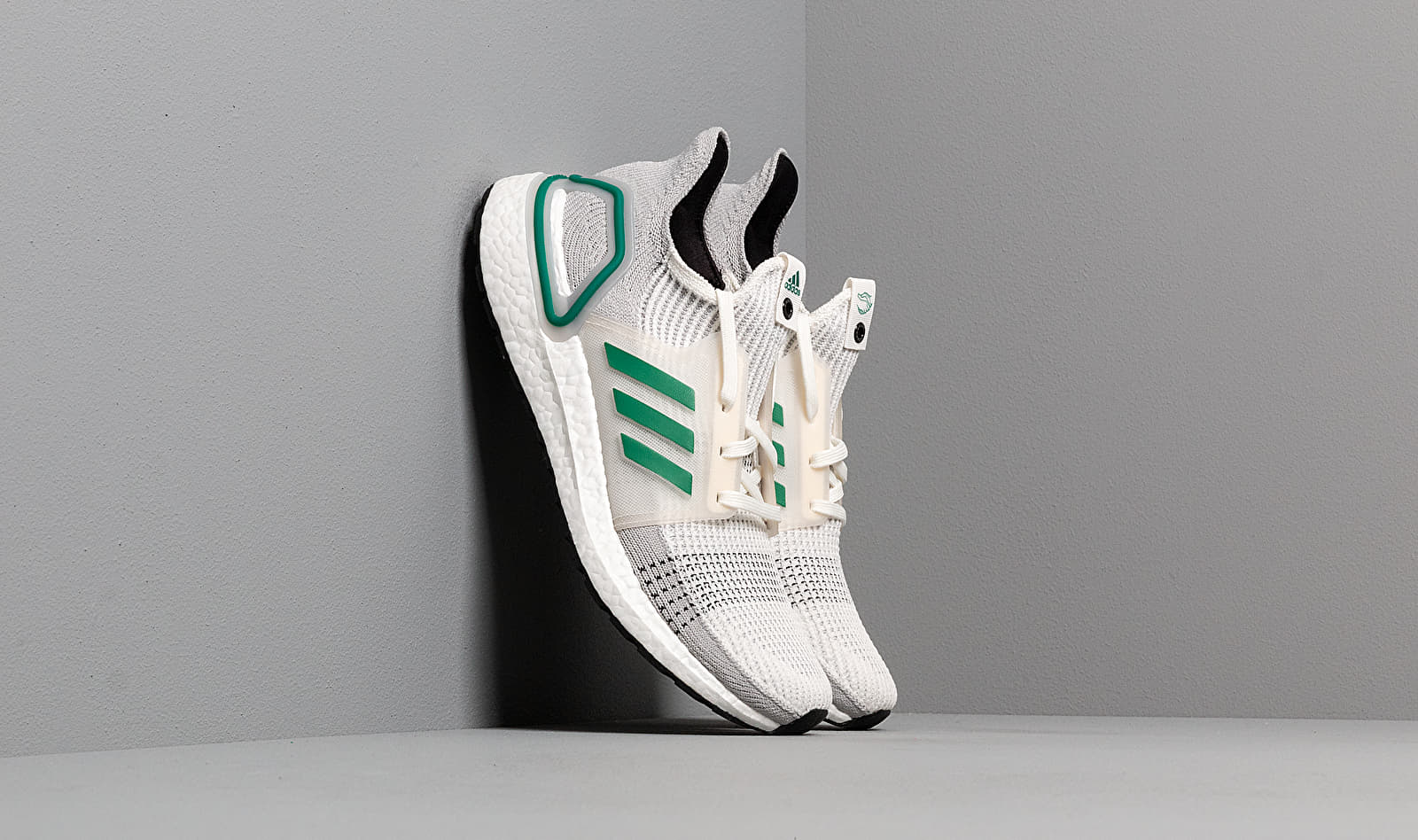 adidas Consortium UltraBOOST 19 Core White/ Sub Green/ Grey Two