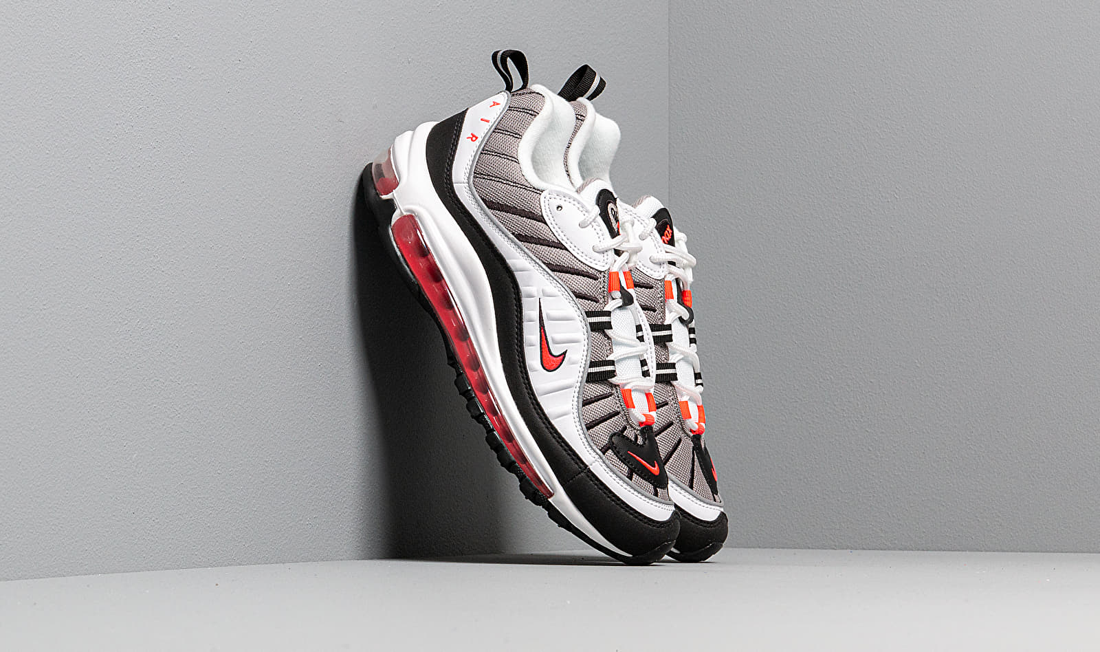 Nike W Air Max 98 White/ Solar Red-Dust-Reflect Silver