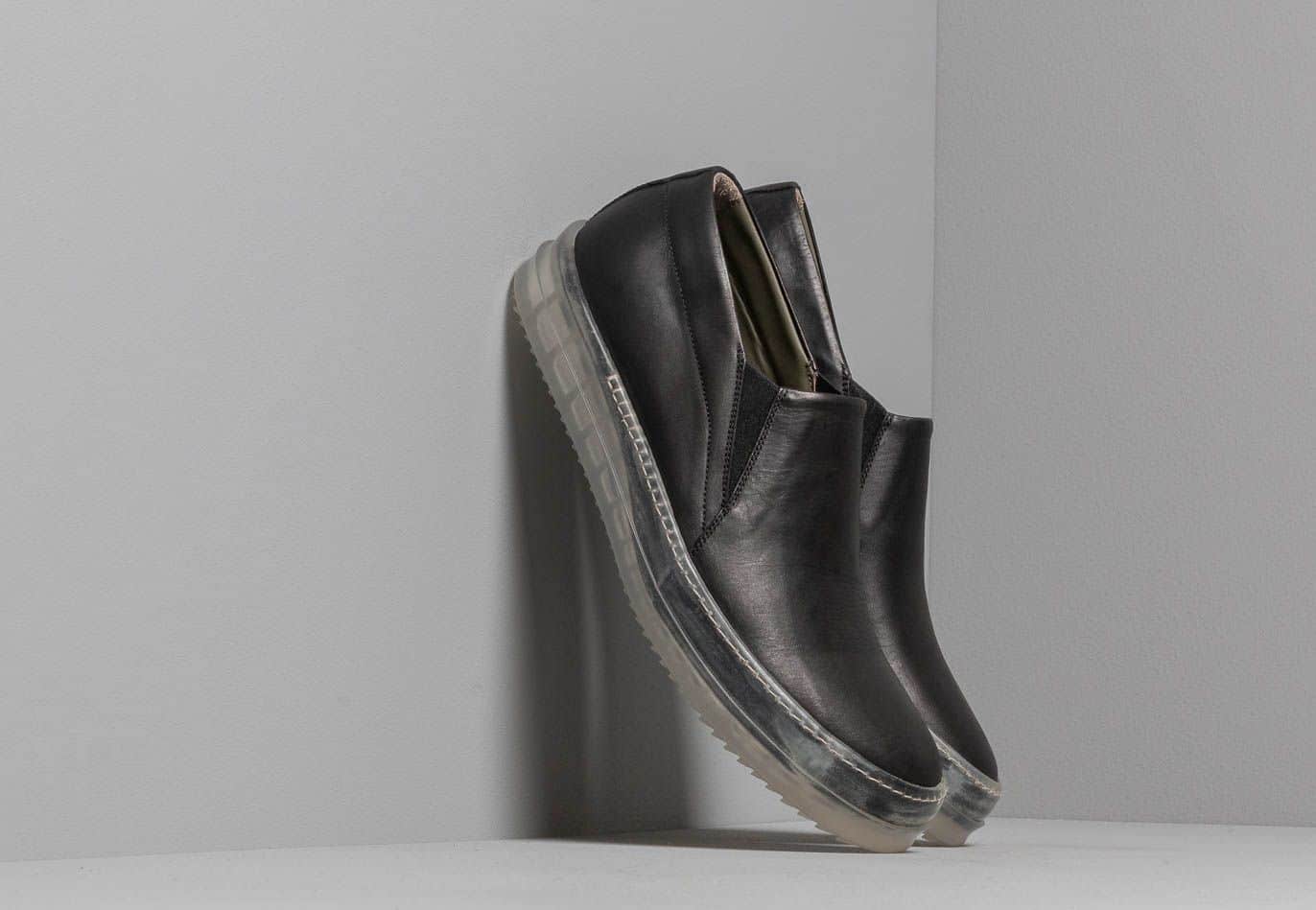 Rick Owens No Cap Boat Sneakers Black