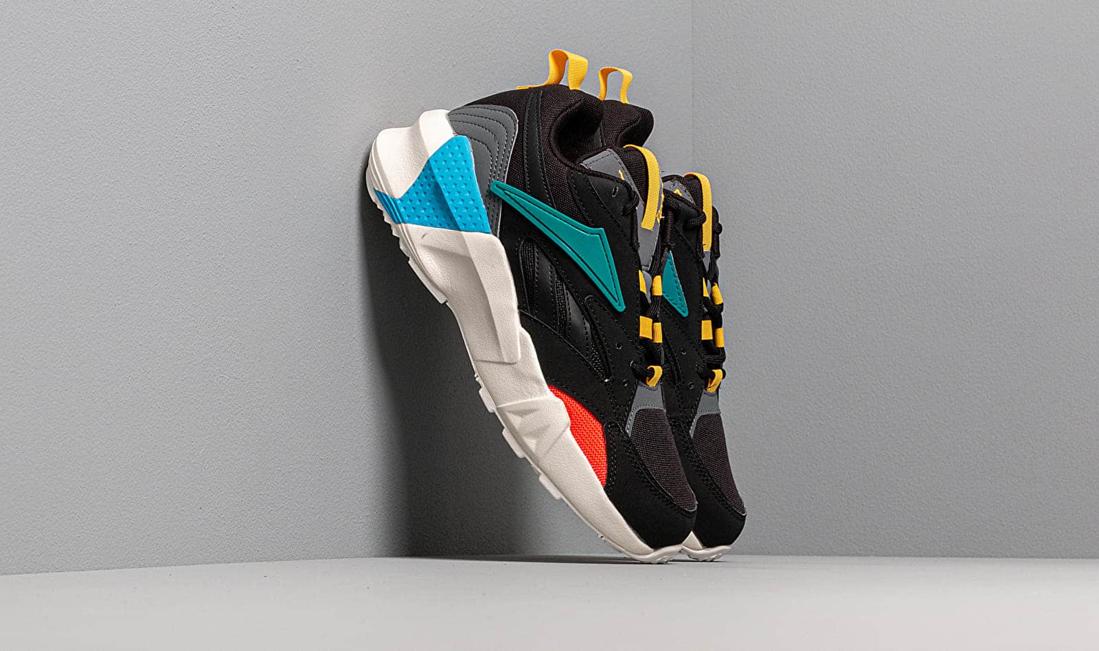 Reebok Aztrek Double Mix Pops Black/ Alloy/ Teal Gem