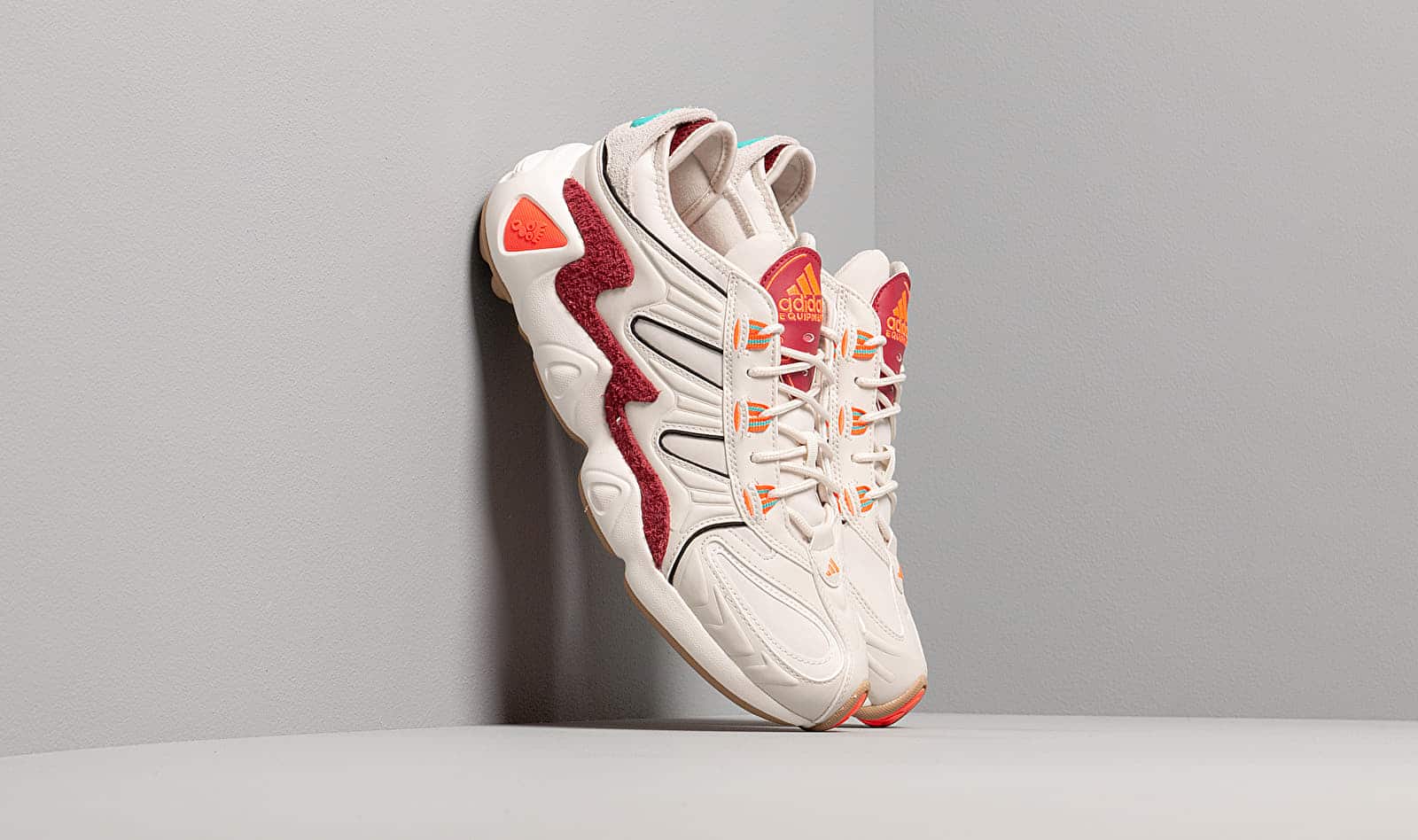 adidas FYW S-97 Raw White/ Raw White/ Solar Red