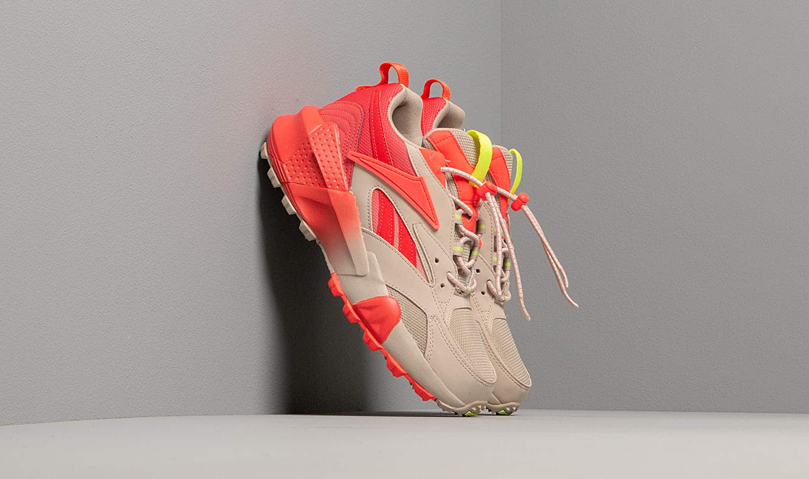 Reebok Aztrek Double Mix Trail Light San/ Neo Red/ Neo Lime