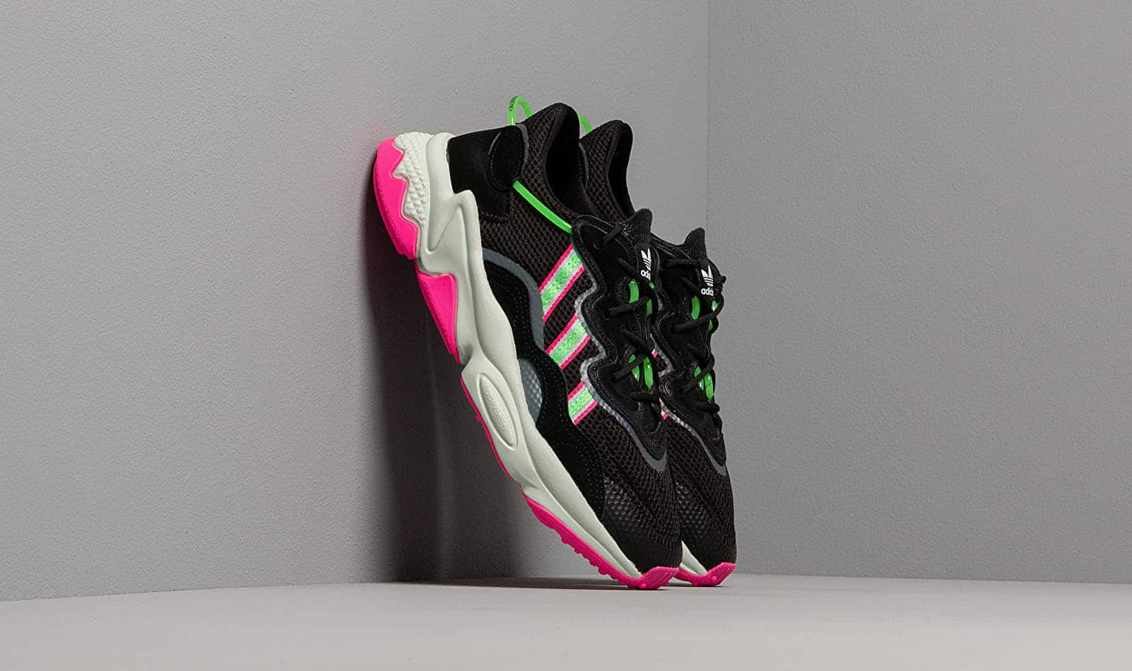 adidas Ozweego W Core Black/ Shock Lime/ Shock Pink
