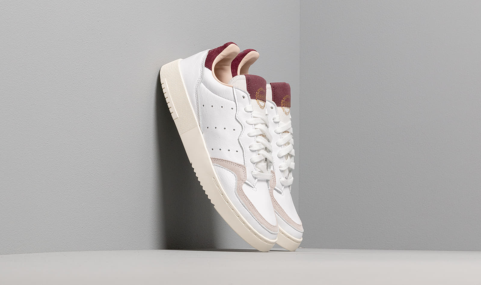 adidas Supercourt W Ftw White/ Ftw White/ Maroon