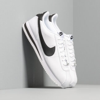 Nike Cortez Basic Leather White/ Black-Metallic Silver 819719-100