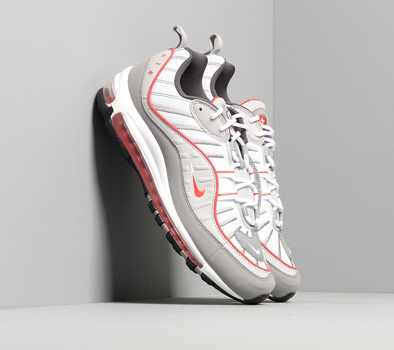 Nike Air Max 98 Particle Grey/ Track Red-Iron Grey CI3693-001