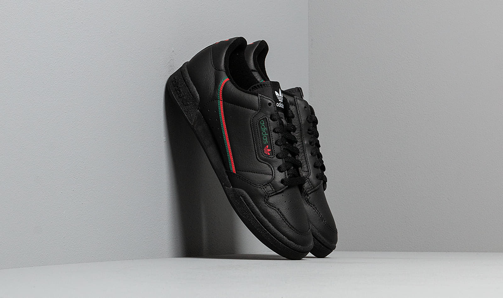 adidas Continental 80 Core Black/ Scarlet/ Core Green EE5343
