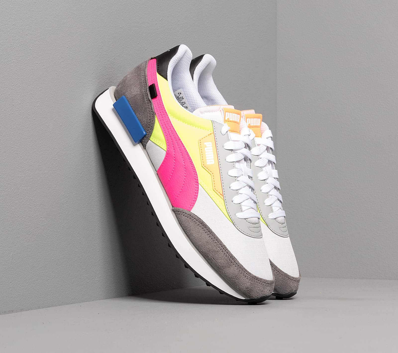 Puma Future Rider Play On Puma White-Castlerock-Yellow Al 37114902