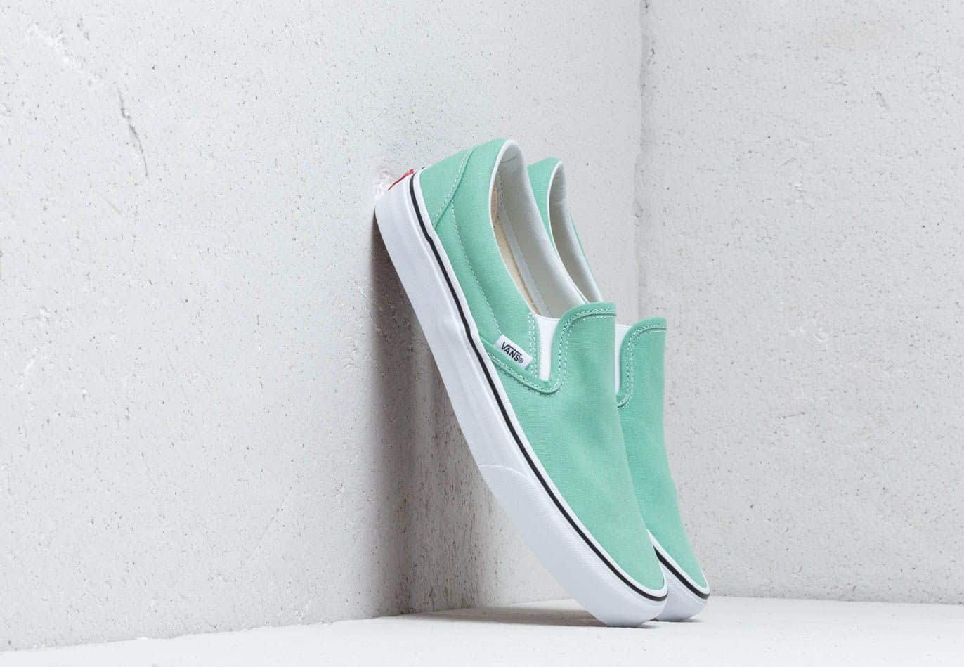 Vans Classic Slip-On Neptune Green/ True White VN0A38F7VMX1