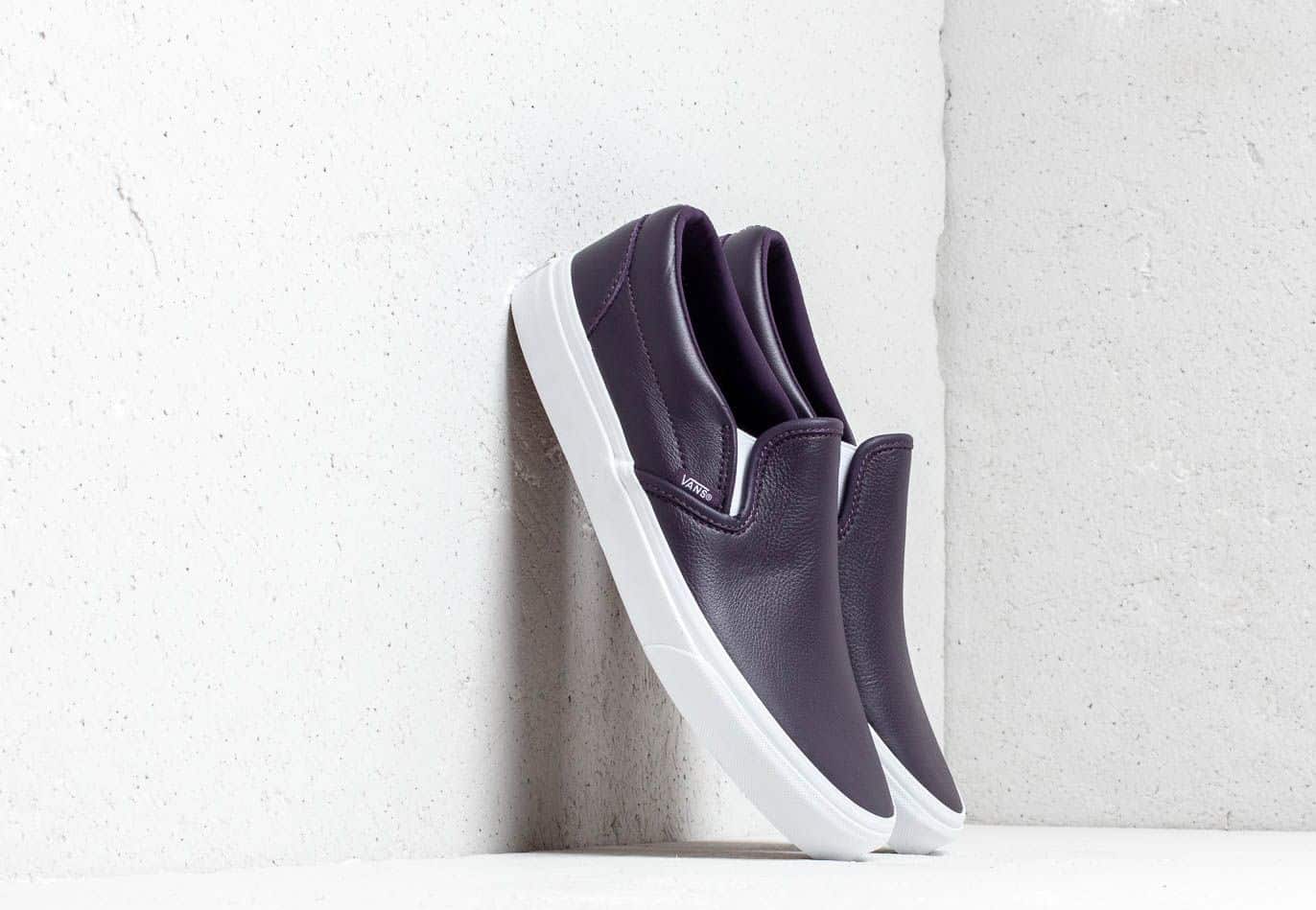 Vans Classic Slip-On (Leather) Mysterioso/ True VN0A38F7VM91