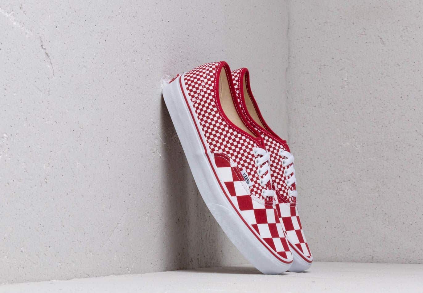Vans Authentic (Mix Checker) Chili Pepper VN0A38EMVK51