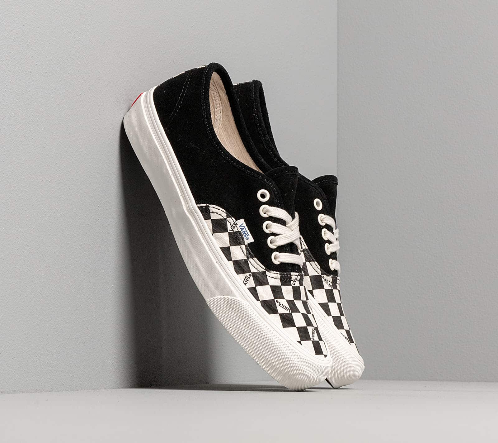 Vans OG Authentic LX (Suede/ Canvas) Black/ Checkerboard VN0A45JJVQA1