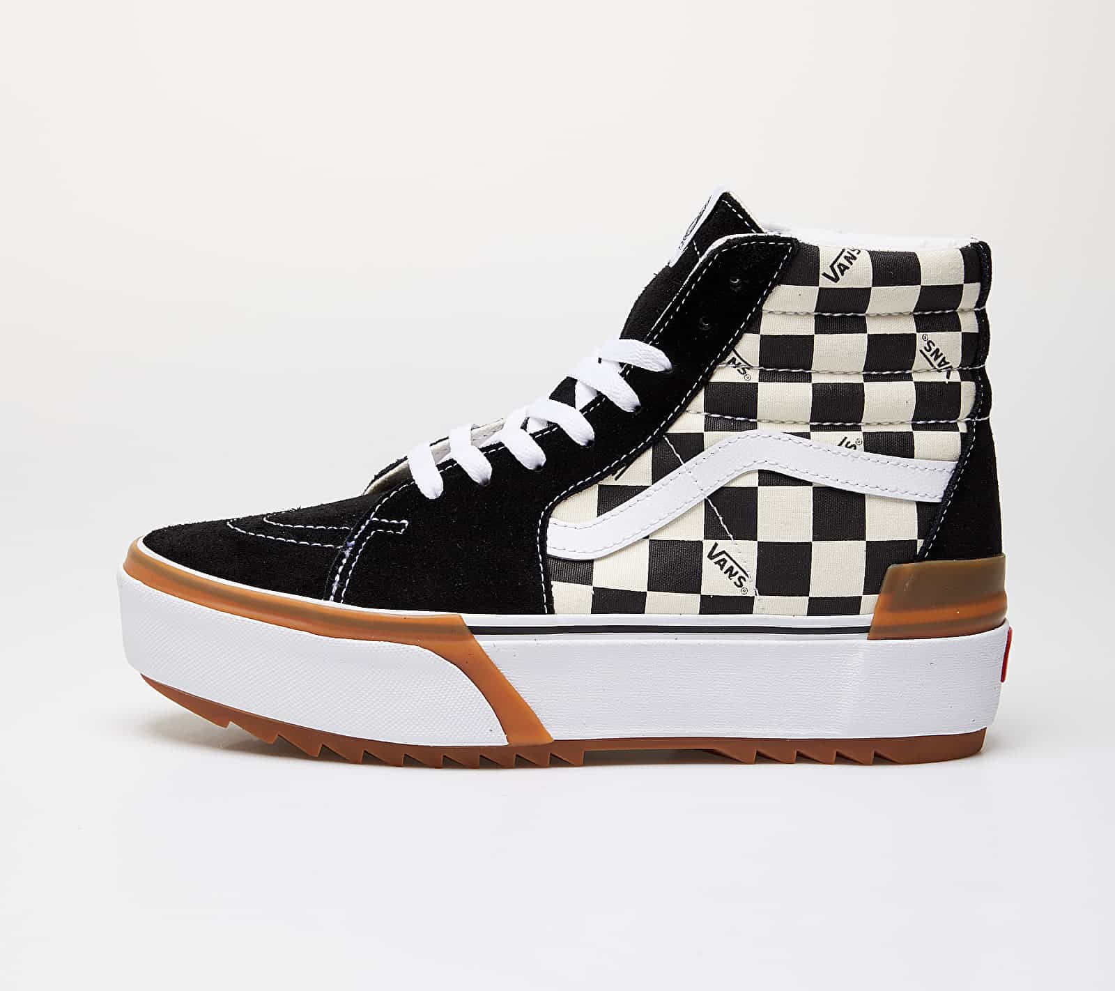 Vans Sk8-Hi Stacked (Checkerboard) Checkerboard/ True White VN0A4BTWVLV1