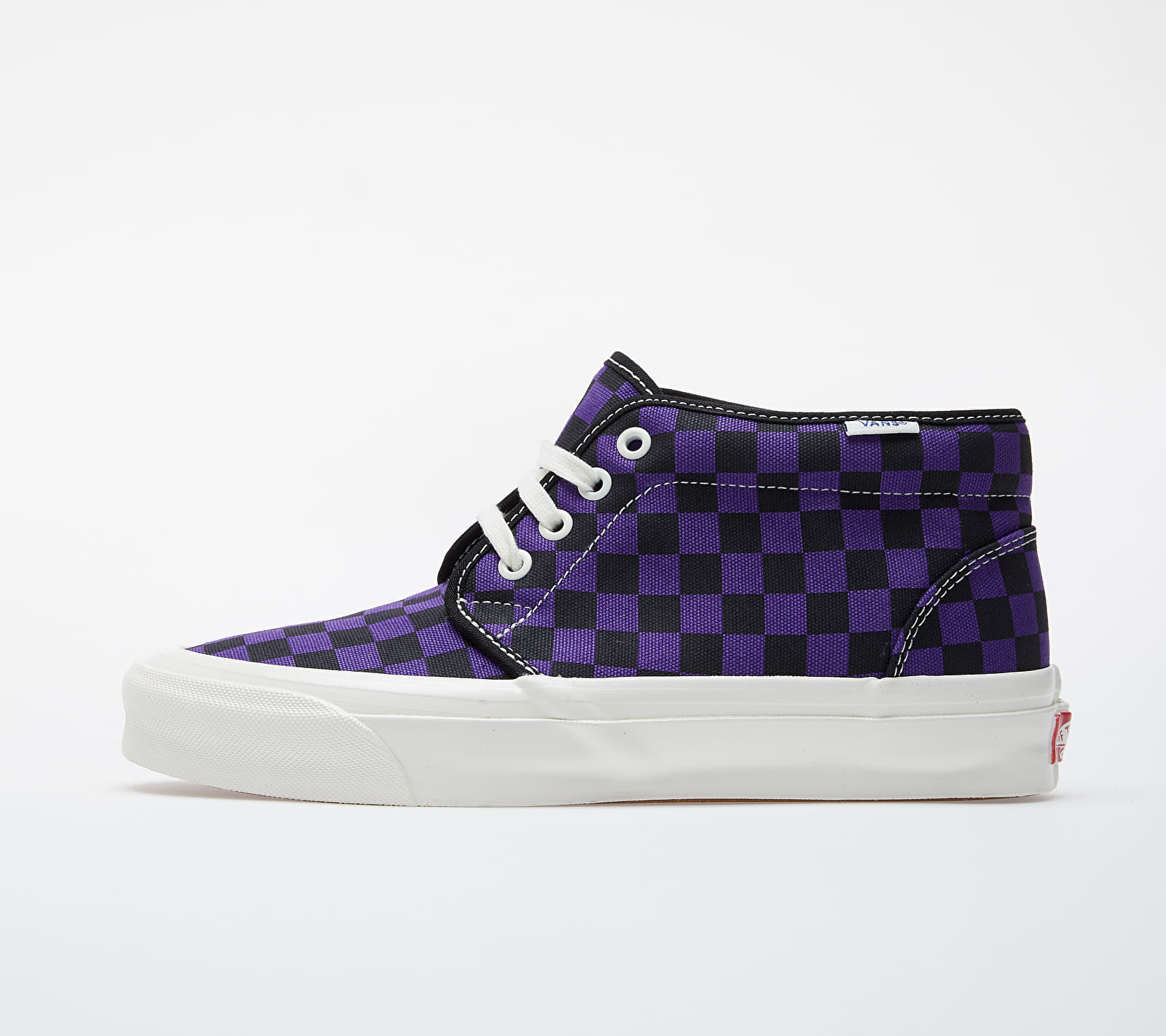 Vans OG Chukka LX (Canvas/ Checkerboard) True Purple/ Grey/ Marshmallow VN0A4U3GXC91