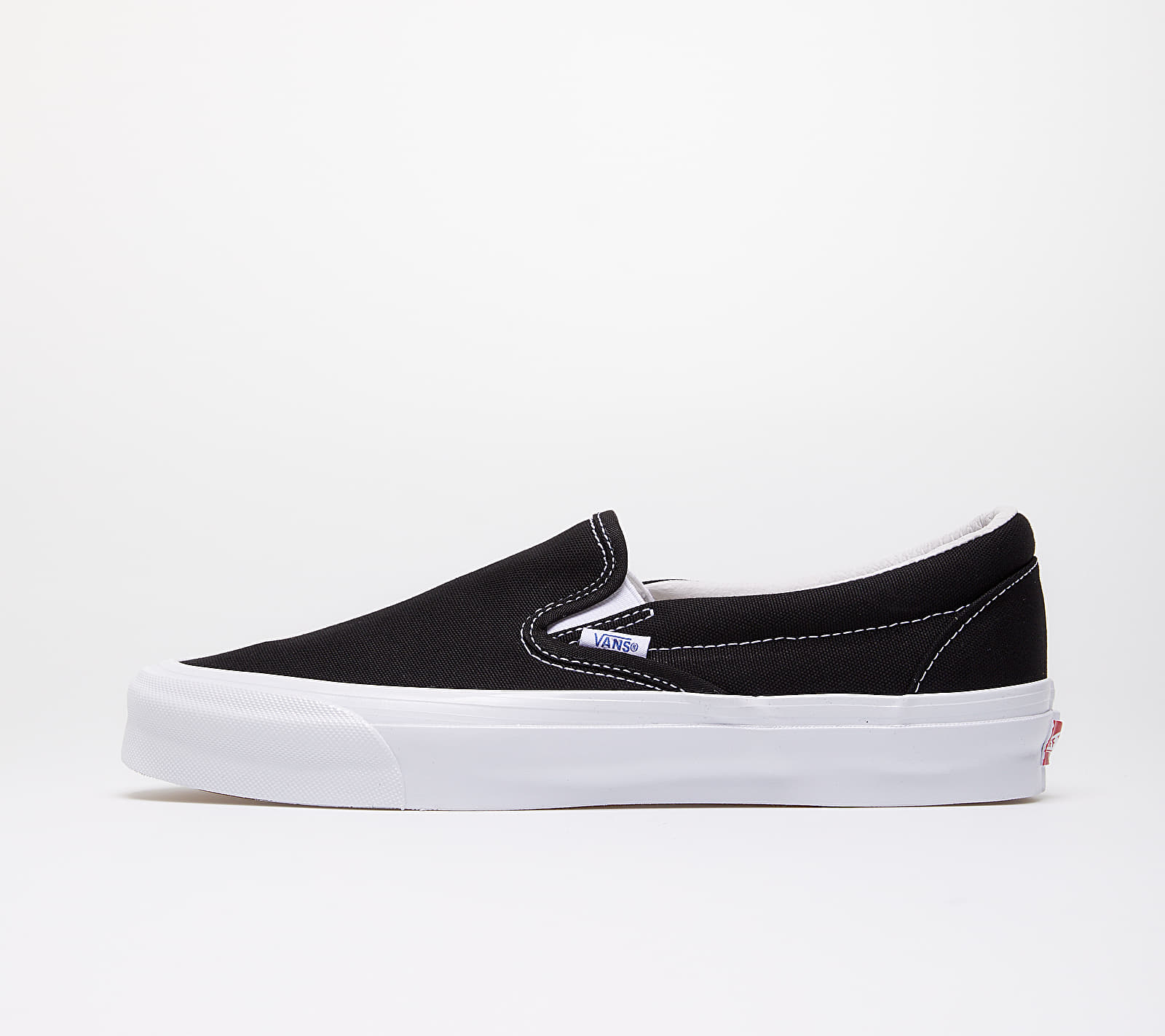 Vans OG Classic Slip-On (Canvas) Black/ True White VN0A45JK1WX1