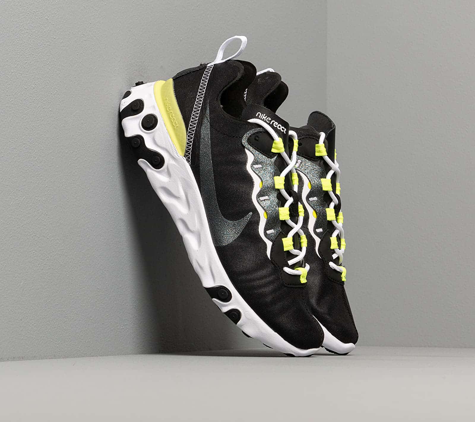 Nike W React Element 55 Se Black/ White-Lemon Venom CN3591-001