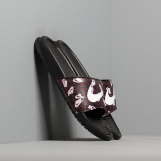 Nike Wmns Benassi Jdi Print Black/ Spruce Aura-Iced Lilac-Noble Red 618919-033