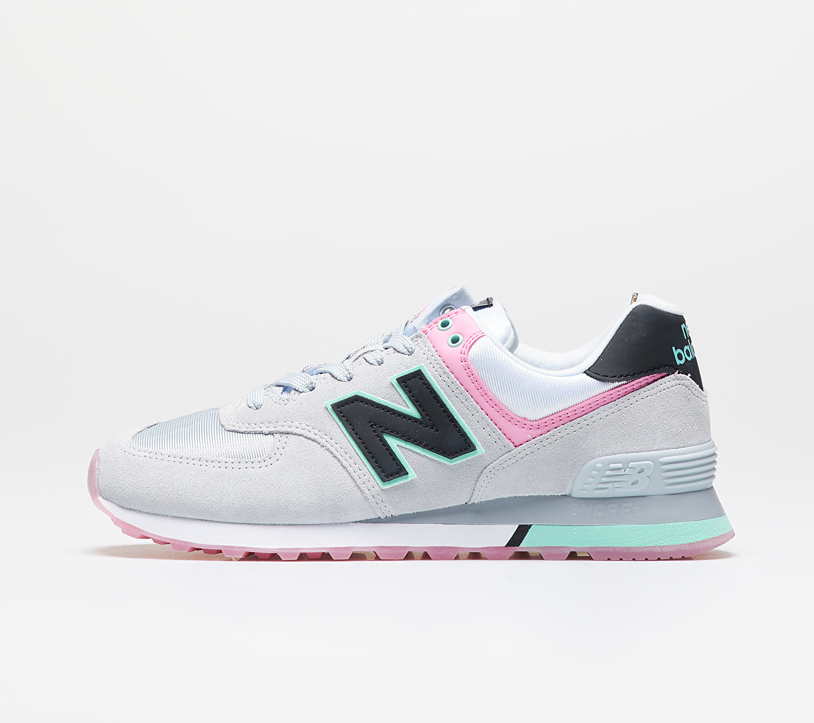 New Balance 574 Grey/ Pink WL574SAT