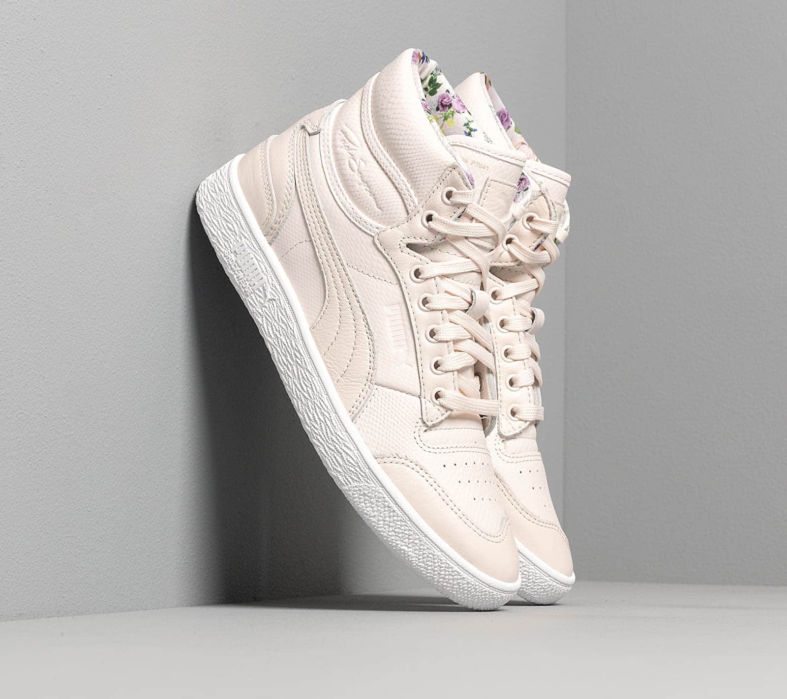 Puma x Tabitha Simmons Ralph Sampson Mid Leather Pastel Parchment 37333001