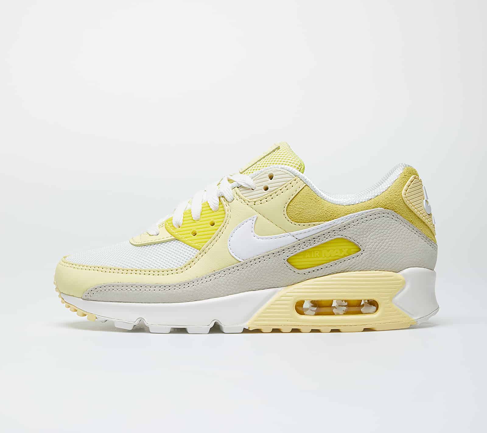 Nike Wmns Air Max 90 Opti Yellow/ White-Fossil-Bicycle Yellow CW2654-700