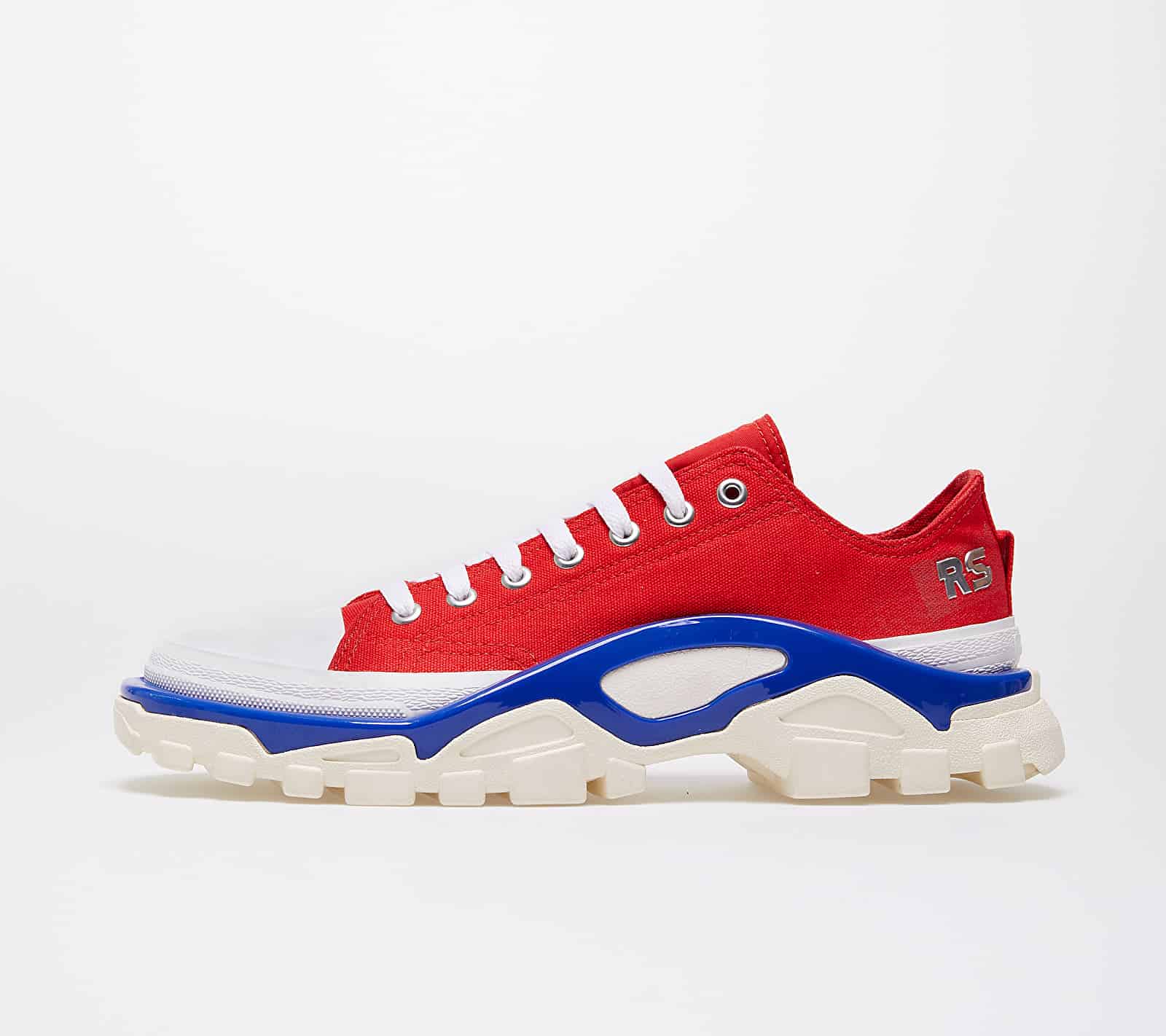 adidas x Raf Simons Detroit Runner Red/ Silver Metallic/ Bold Blue EE7936