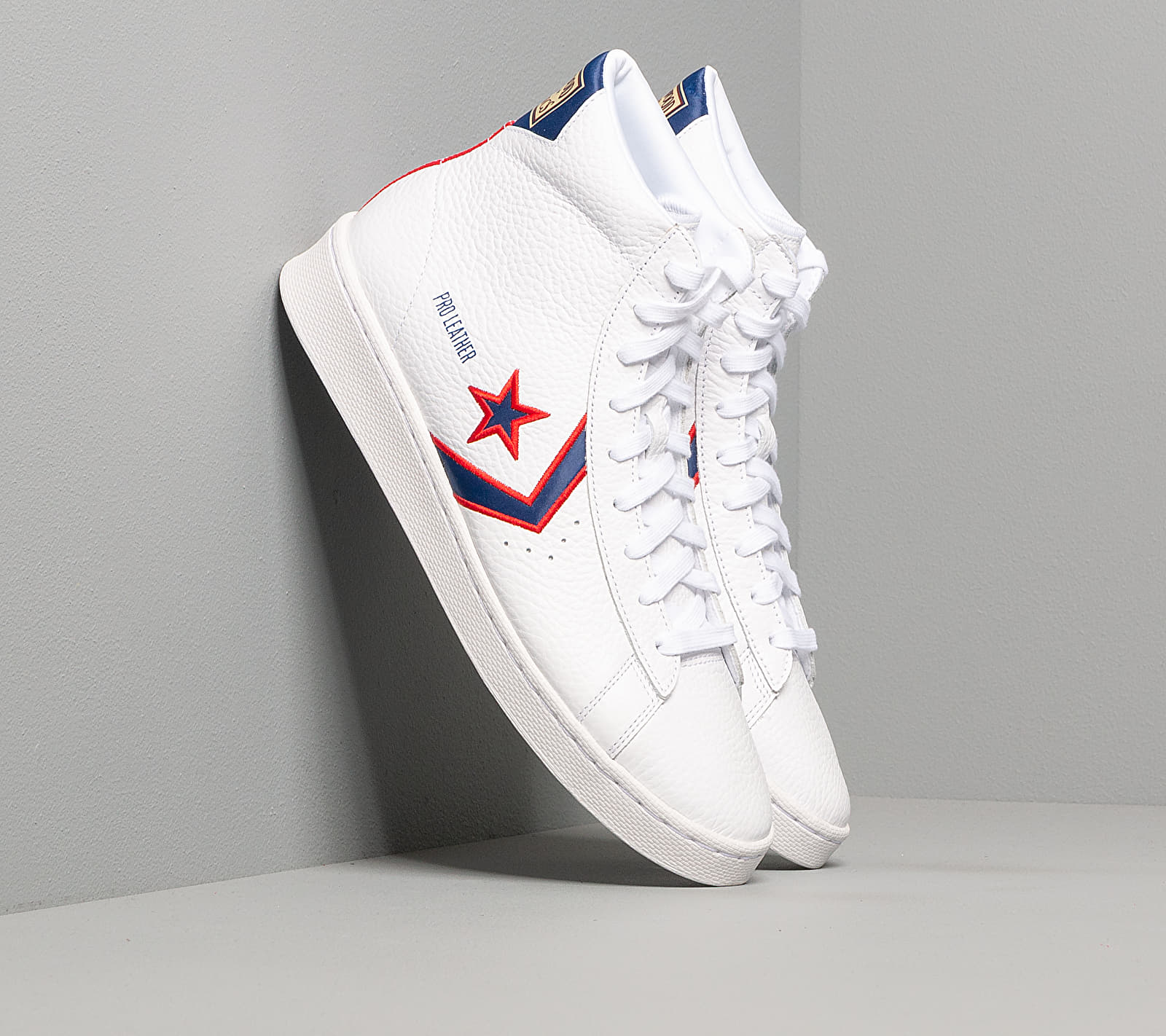 Converse Pro Leather Gold Standard White/Red 167058C