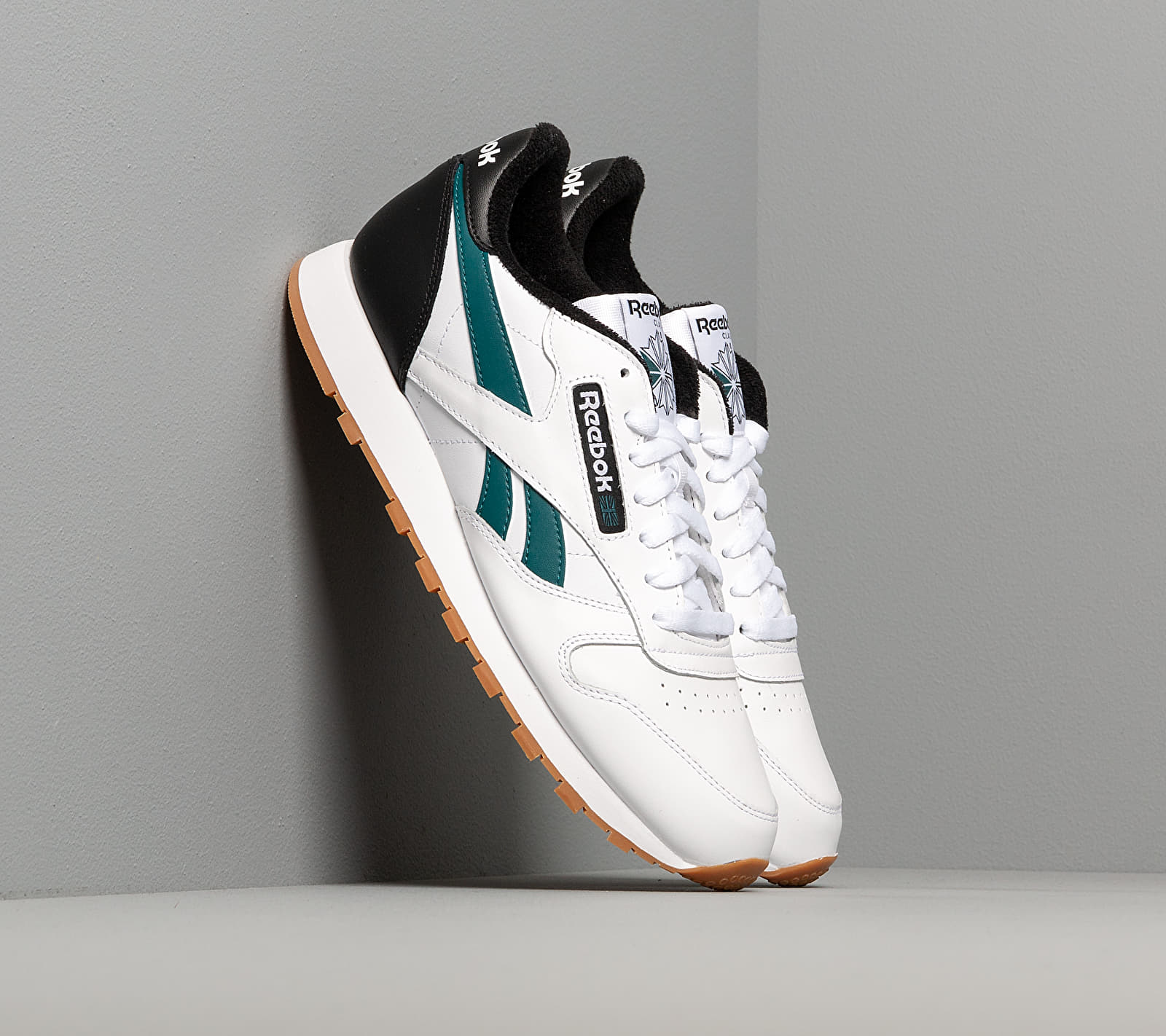 Reebok Classic Leather MU White/ Black/ Heritage Teal EF7832