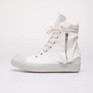 Rick Owens DRKSHDW Bauhaus Sneaks Chalk White DU20S5811 MU