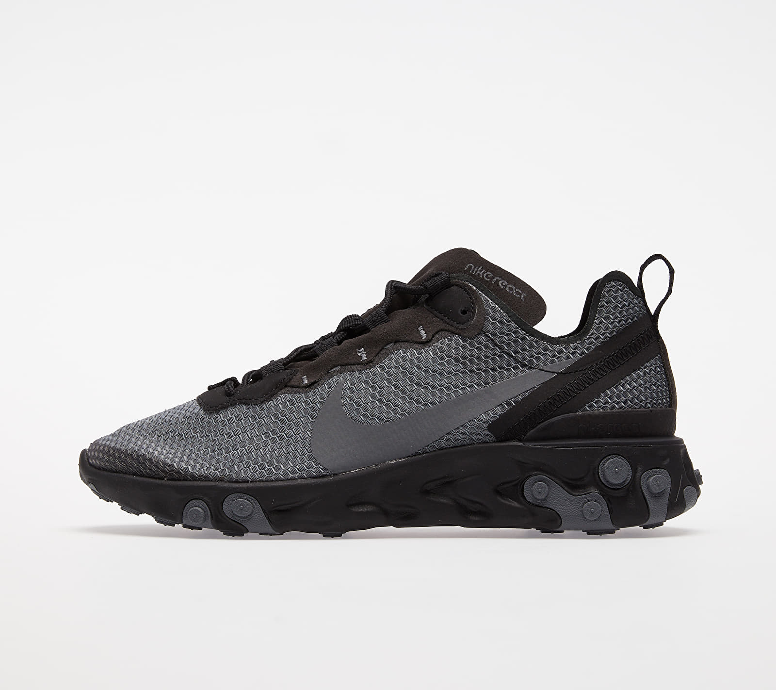 Nike React Element 55 SE Black/ Dark Grey CI3831-001 Nike React Element 55 SE Black/ Dark Grey CI3831-001