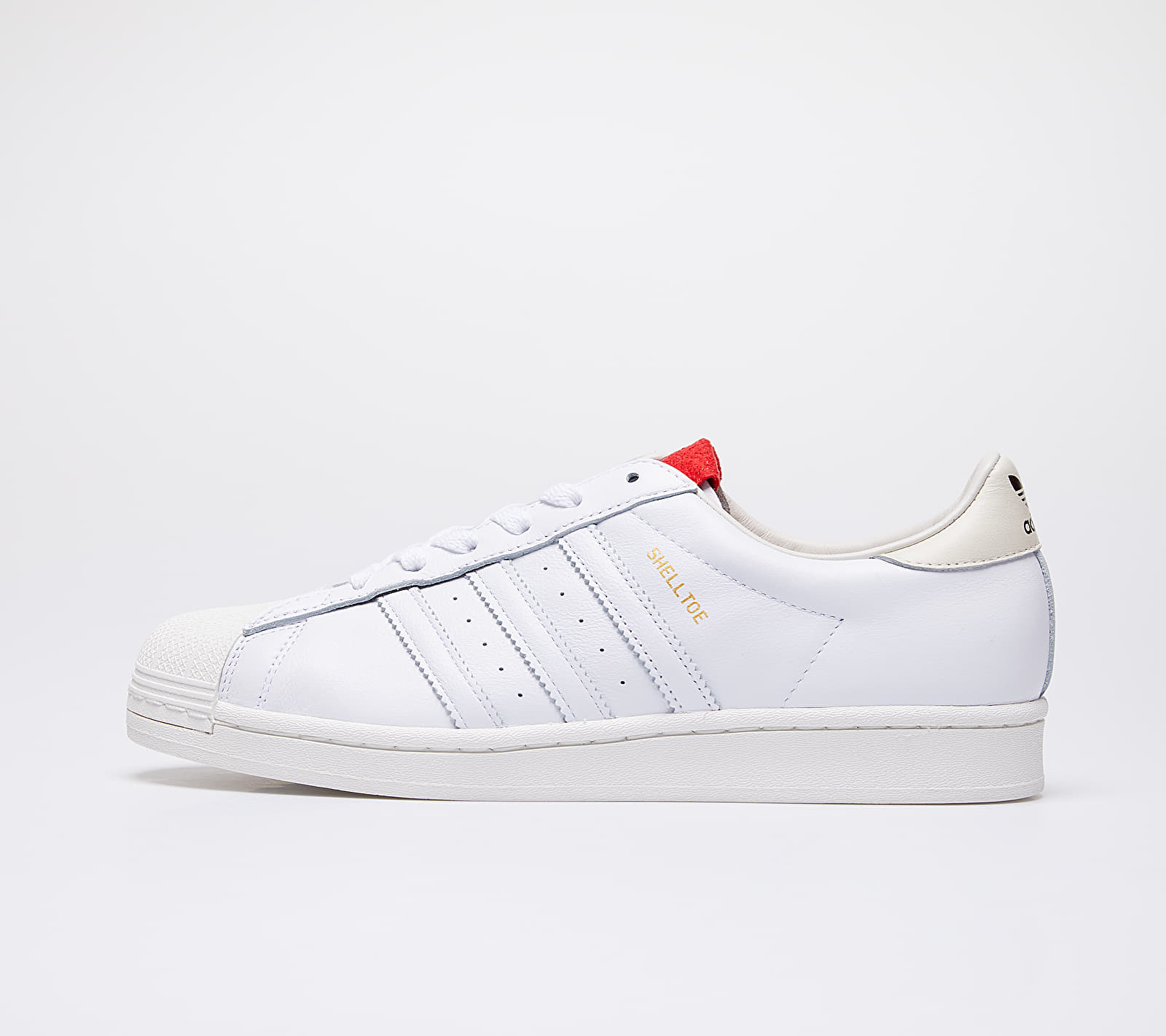 adidas x 424 Shelltoe Core White/ Core White/ Scarlet FW7624
