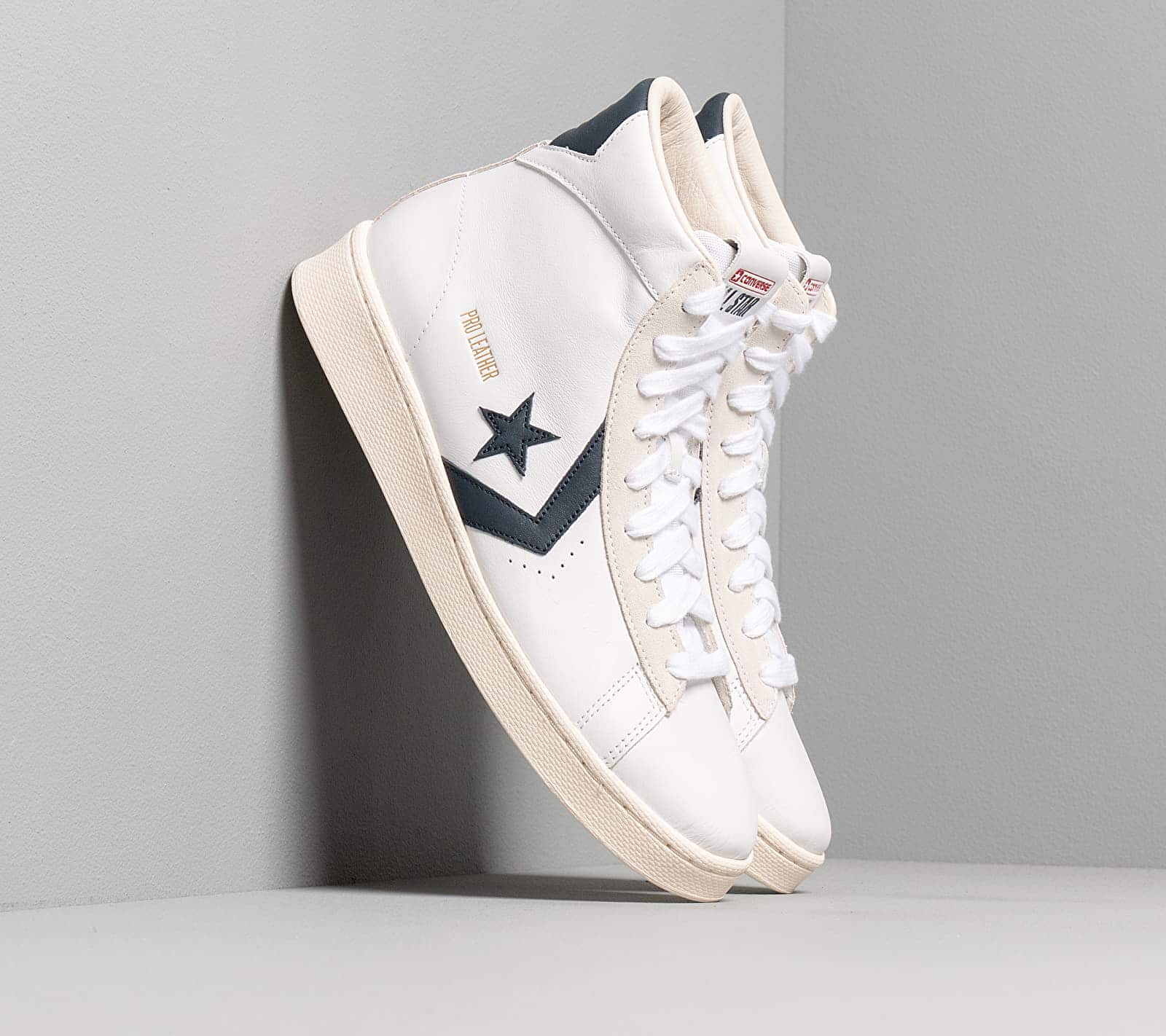 Converse Pro Leather OG Mid White/ Obsindian/ Egret 167968C