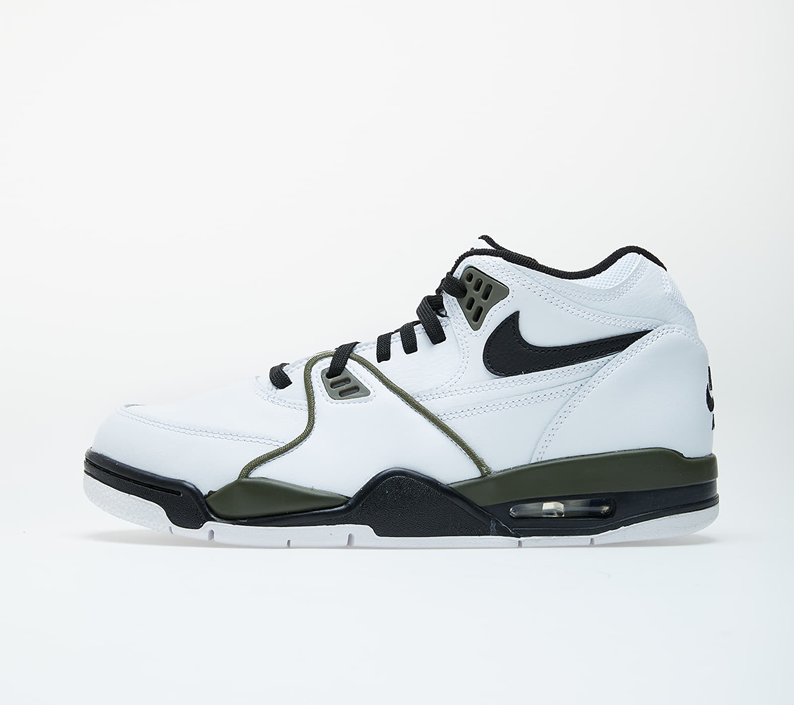Nike Air Flight 89 White/ Black-Medium Olive CJ5390-101