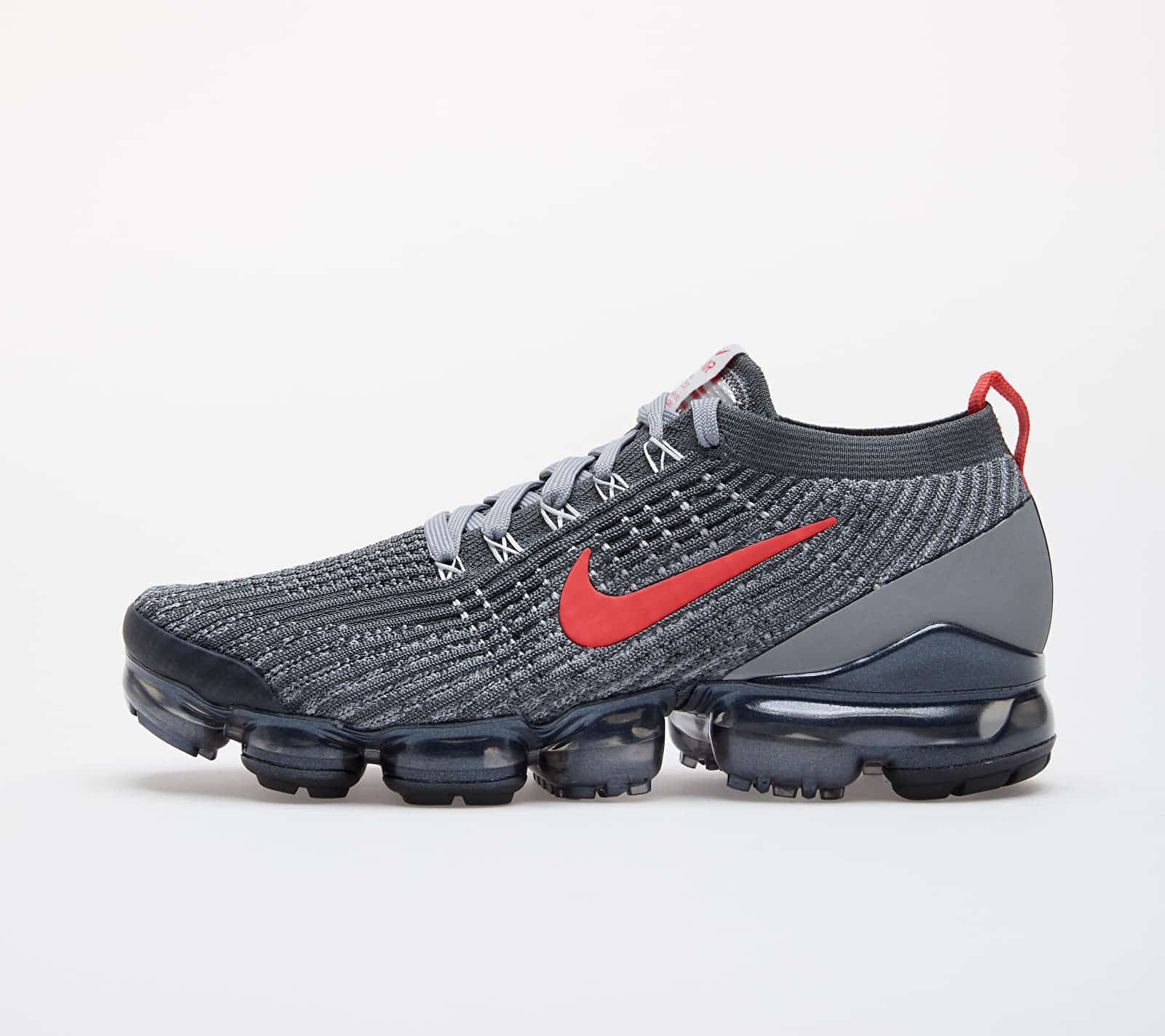 Nike Air Vapormax Flyknit 3 Iron Grey/ Track Red-Particle Grey CT1270-001 Nike Air Vapormax Flyknit 3 Iron Grey/ Track Red-Particle Grey CT1270-001