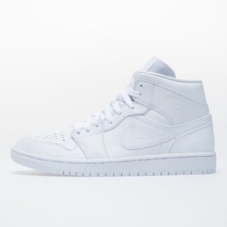 Jordan Air 1 Mid White/ White-White 554724-130
