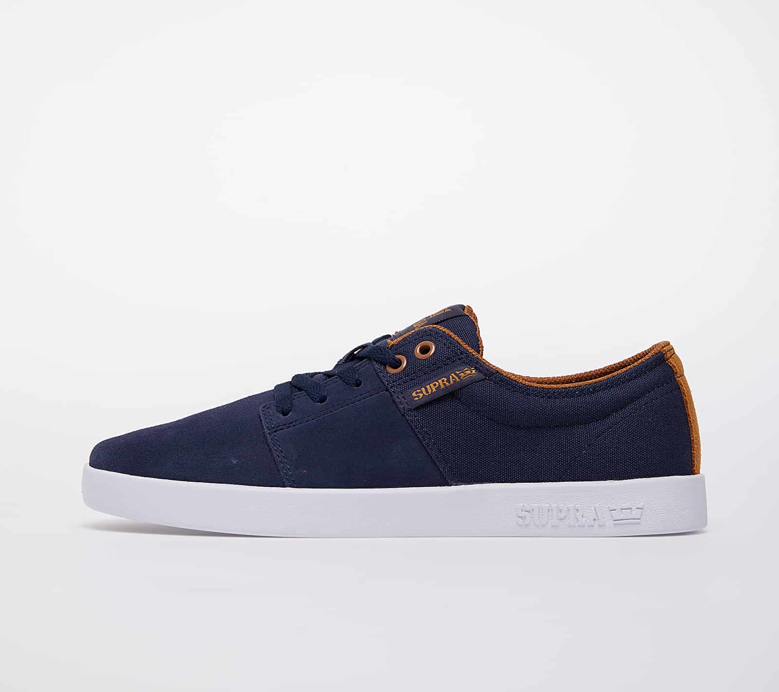Supra Stacks II Navy/ Tan-White 08183-455-M