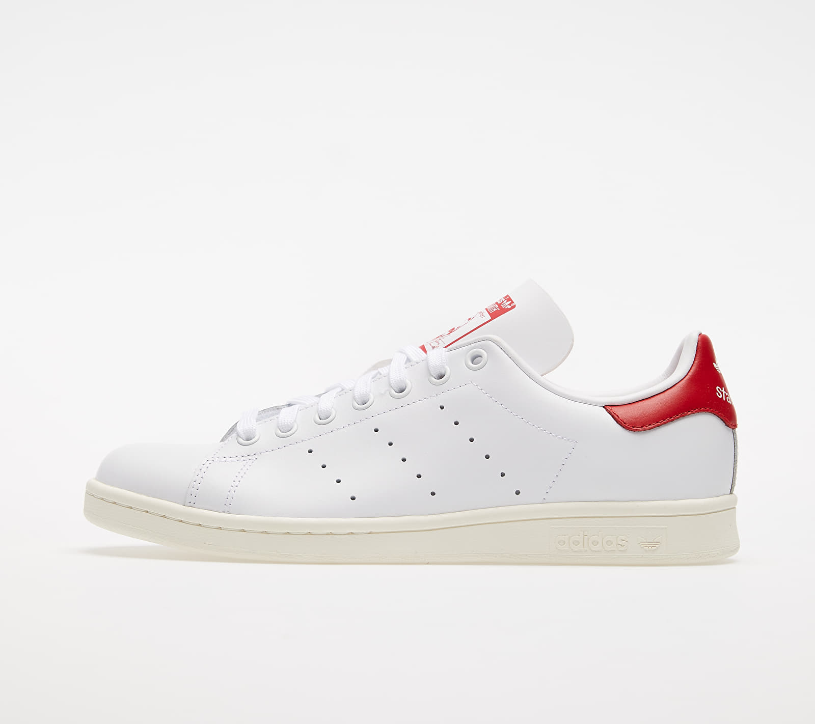 adidas Stan Smith Ftw White/ Off White/ Scarlet FV4146
